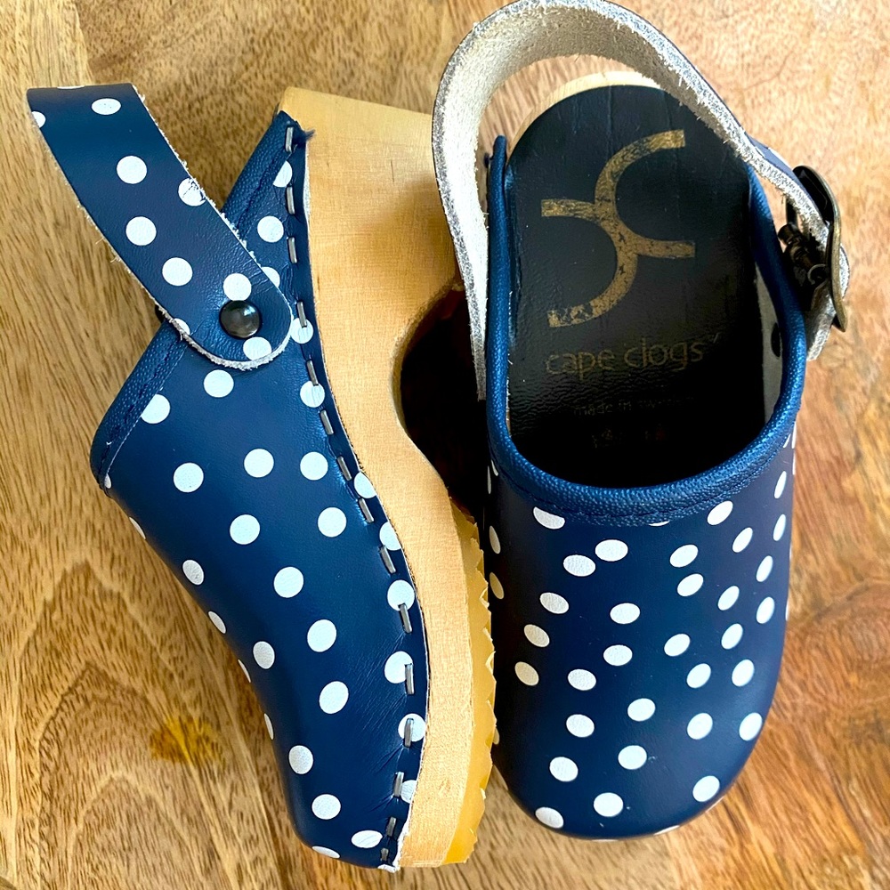 Brand new toddler clogs make in Sweden!